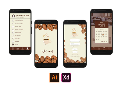 UI Design – Android Mobile Application Screens