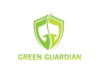 Green guardian branding design illustration logo nature logo vector