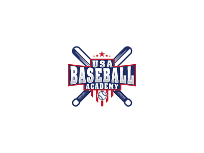 baseball academy baseball branding logo logo design sports logo