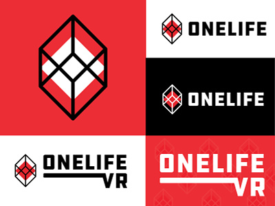OneLife VR - Logo Rebrand branding color design dribbble flat graphic design icon logo simplicity typography