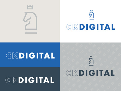 CK Digital Logo Ideation branding color design flat graphic design icon iconogrophy illustration linework logo