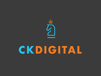 CK Digital branding color design dribbble flat graphic design logo logo design simplicity