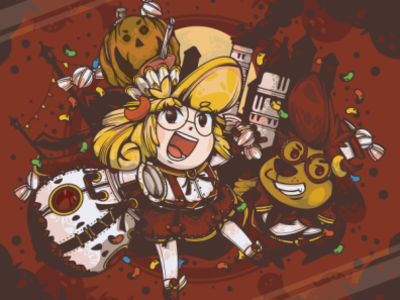 Halloween character cute halloween design illust illustration kawaii pop