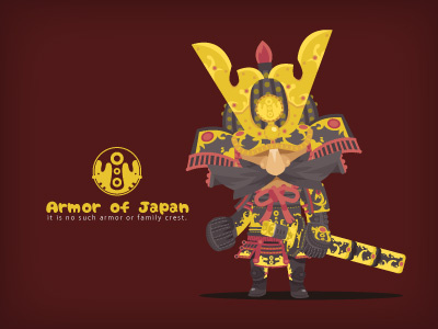 armor of japan armor decoration fancy illust japan samurai