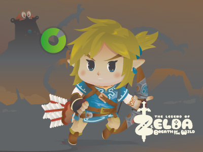 zelda breathofthewild game illustrator kawaii link nintendo thelegendofzelda