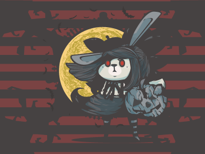 halloween dark fashion halloween illust kawaii moon