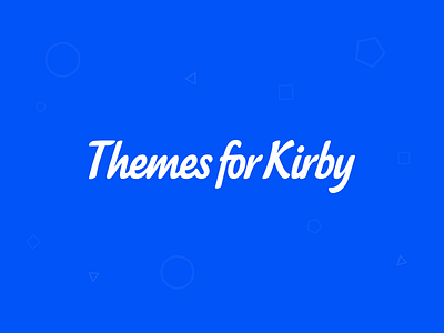 Themes for Kirby cms css html kirby logo sass templates themes