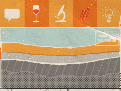 Figure No.1 diagram halftone icons minerals print screenprint soil wine