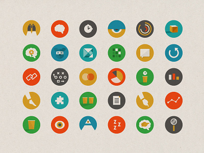 Dognition icons dogs games geometric icons infographics