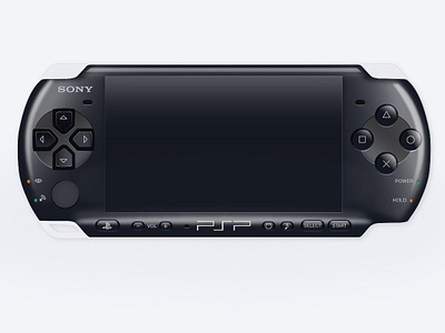 Realistic Sony PSP Vector Illustration adobe illustrator console illustration realism realistic sony vector videogame