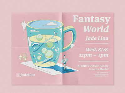 Fantasy World Collection | Illustration - 奇幻世界系列插畫 art behance collection design digitalart fantasy graphic design illustration illustration art illustrator pink postcard poster poster design posters vector vector art vector illustration