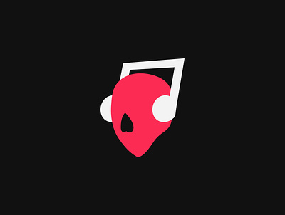The Devil's a DJ branding demon design devil dj headphones icon illustration logo logomark minimalism music note reialesa remix vector