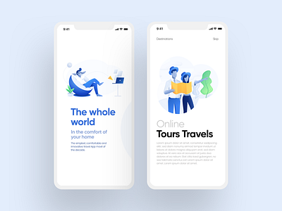 Concept Travel aplicación aplicación móvil diseño diseño de la aplicación diseño web ilustración uidesign