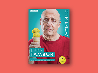 Jeffrey Tambor Poster gradient jeffrey tambor poster poster art poster collection poster series typography