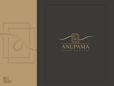 Anupama jewellery Logo jewellery logo logo logodaily logodesign luxury brand luxury logo minimalist logo