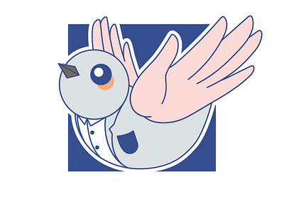 The animal with fingers 3 design graphic design illustration logo