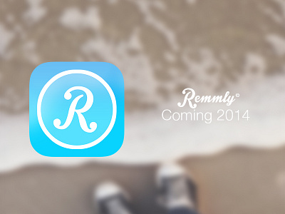 Remmly Icon app apple flat icons interface invite ios ios7 iphone logo redesign ui