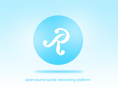 Remmly clean design flat icon logo redesign social website