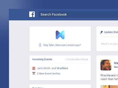 Facebook Newsfeed Redesign 2016 concept dailydesigns dailyui facebook newsfeed redesign