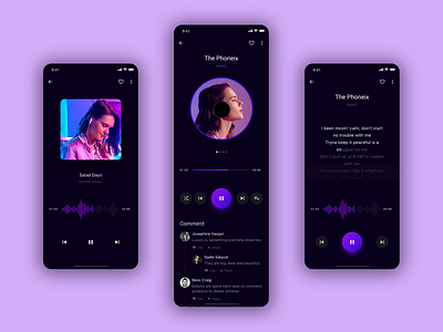 Music ui ux 图标 应用 设计