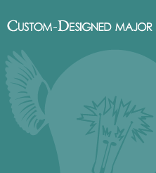 Custom-Designed Major with custom-typography branding illustration type