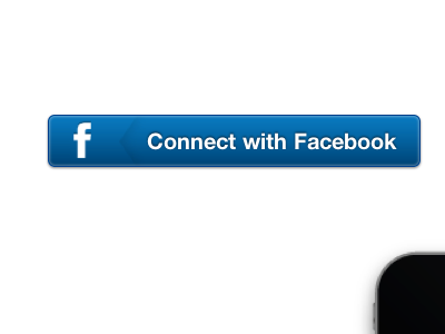 Facebook Connect button facebook facebook button facebook connect