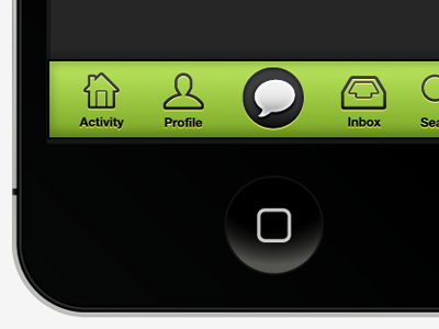 Bottom Nav iphone nav