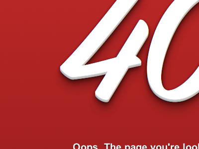 404s. Throw em. 3d 3d text 404 404 page belinda red gradient