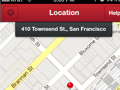 Drop the pin. Do it now. cherry iphone location map nav