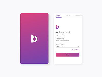Daily UI | Login page android app bank daily ui finance ios landing login material signin ui ux