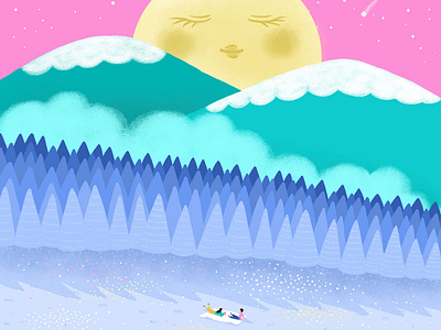 Moonlight Dreams art digital art illustration