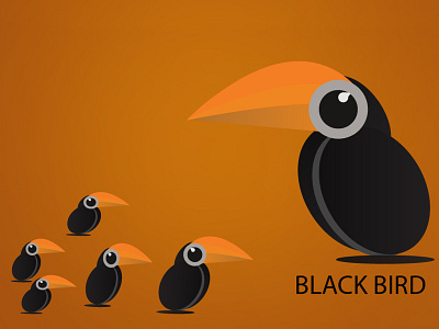 black birdsdribble