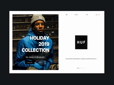 Huf Shop :: Exploration Layout animation e commerce ecommerce fashion interaction design invision studio invisionstudio product design prototyp prototype prototype animation prototyping shop shop design ui ux design ui motion ux ux design webdesign website