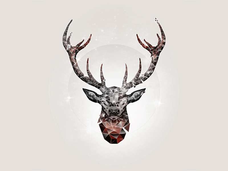 014 \ Dear animal animation dear deer howto illustration knowhow lowpoly timelapse
