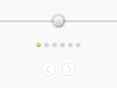 New Site UI for a Current Project arrows button buttons clean left light pagination right slide slider soft ui white