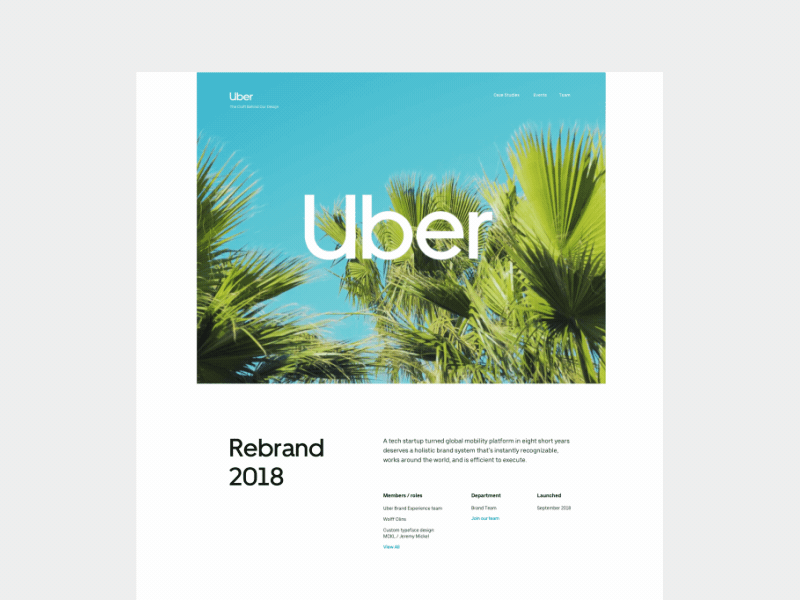 Uber rebrand case study case study design intro uber