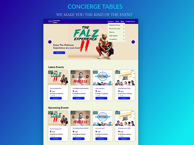 Concierge Tables app branding clean design flat identity logo minimal typography ui ux web website