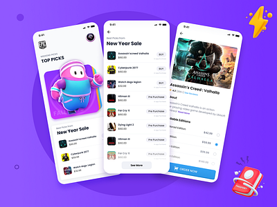 Online Gaming App designs, themes, templates and downloadable graphic  elements on Dribbble