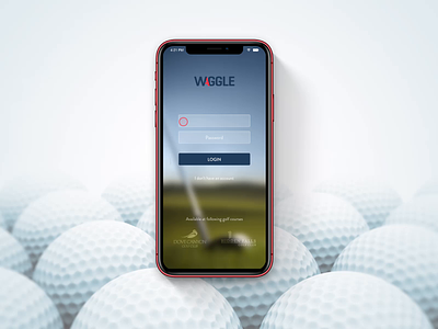 Waggle App ar app golf app mobile app mobile app design mobile app development mobile ui mobile ux motion ui sport app