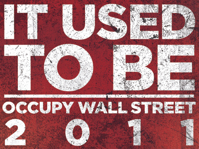 Occupy Wall Street Bottom digital occupy wall street protest texture typography