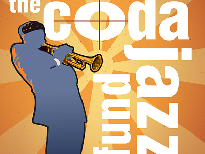 Coda Jazz Poster concert poster graphic jazz musician trumpet vector