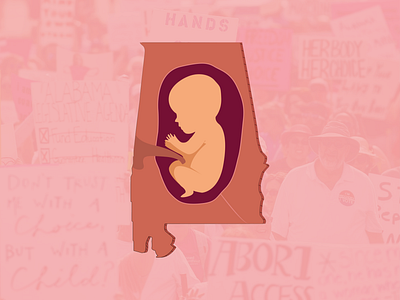 Alabama Abortion Ban illustration