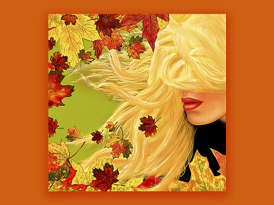 Illustration Autumn art branding design fashion graphic design illustration photoart ui web