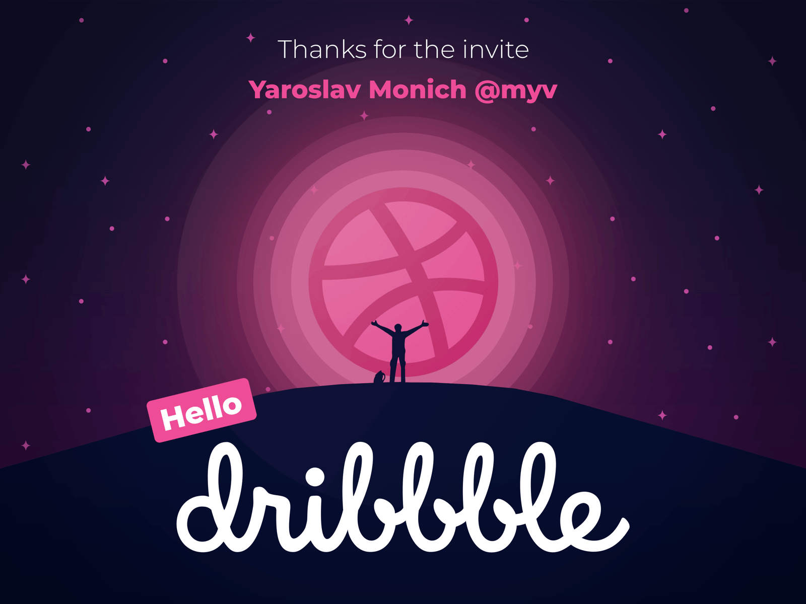 Hello Dribbble design dribbble firstshot hello invite