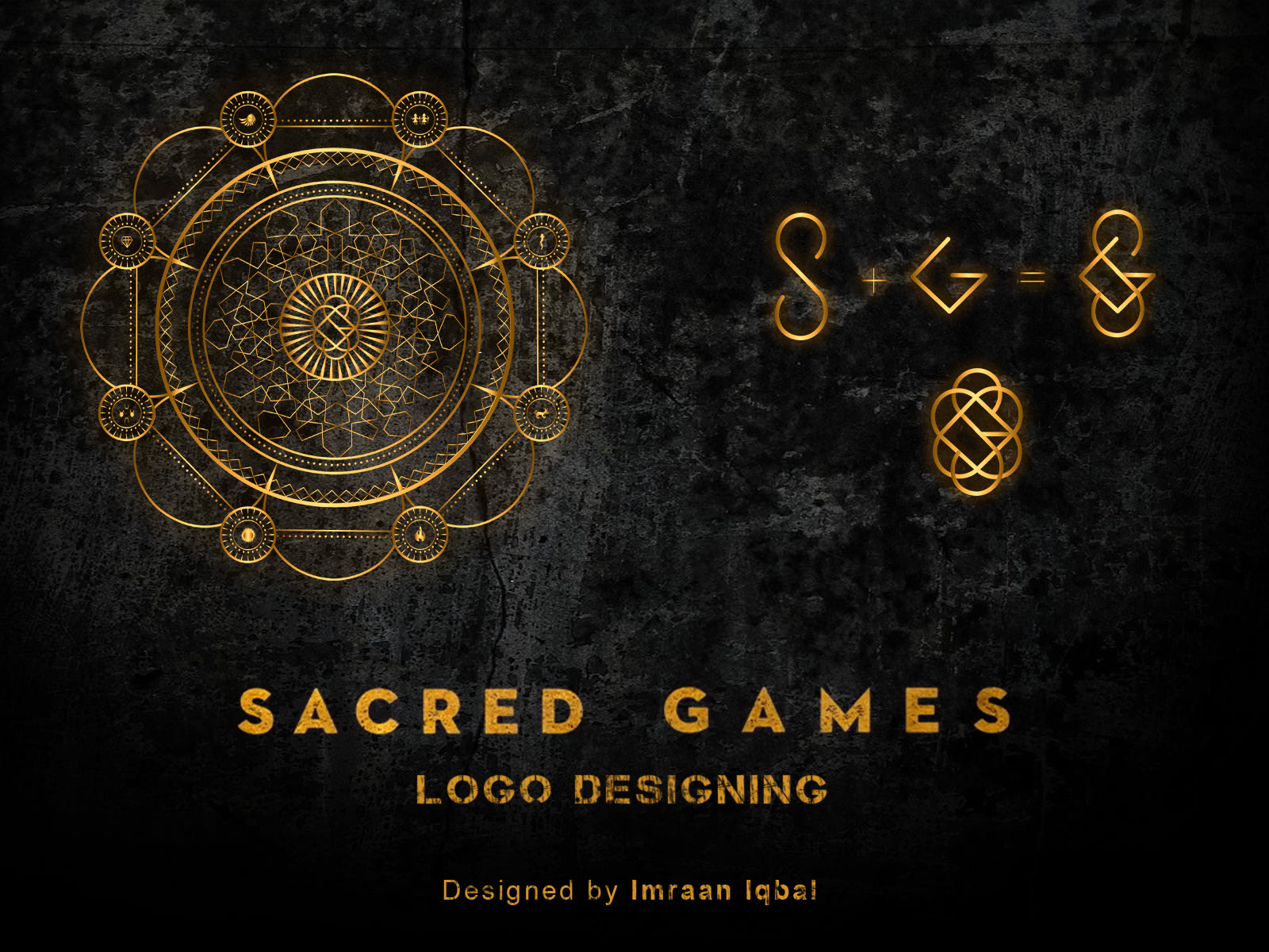 Sacred Games Logo by Imraan Iqbal on Dribbble