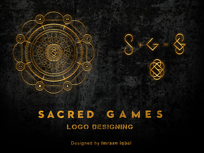 Sacred Games Logo brand design brand identity branding business card design games illustration logo minimal photoshop sacred sacred geometry vector