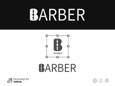 Barber logo illustration