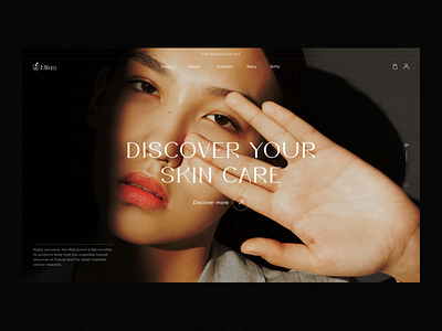 Skincare Website Concept
