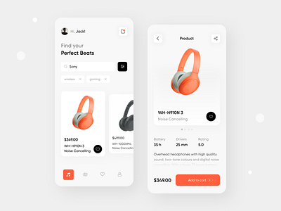 Headphones Store app headphone headphones headset mobile app mobile design mobile store store ui ui ux ui design uiux ux ux design uxdesign