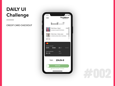 Daily UI Challenge 002 - Credit Card Checkout